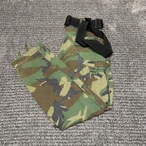 Mens Cargo Pants Combat Small Regular Woodland‎ Camo Military BDU Waist 27-31